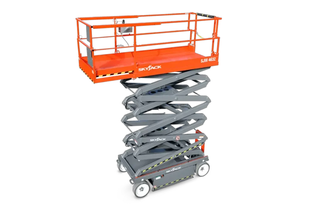 plataforma elevatória tipo tesoura skyjack 4632